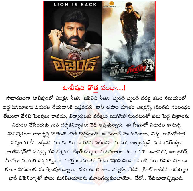 telugu cinema,new trend,no fear with public functions,t20 matches,cricket,meeting,telugu cinema vision,tollywood movies,tollywood star heroes movies release details  telugu cinema, new trend, no fear with public functions, t20 matches, cricket, meeting, telugu cinema vision, tollywood movies, tollywood star heroes movies release details